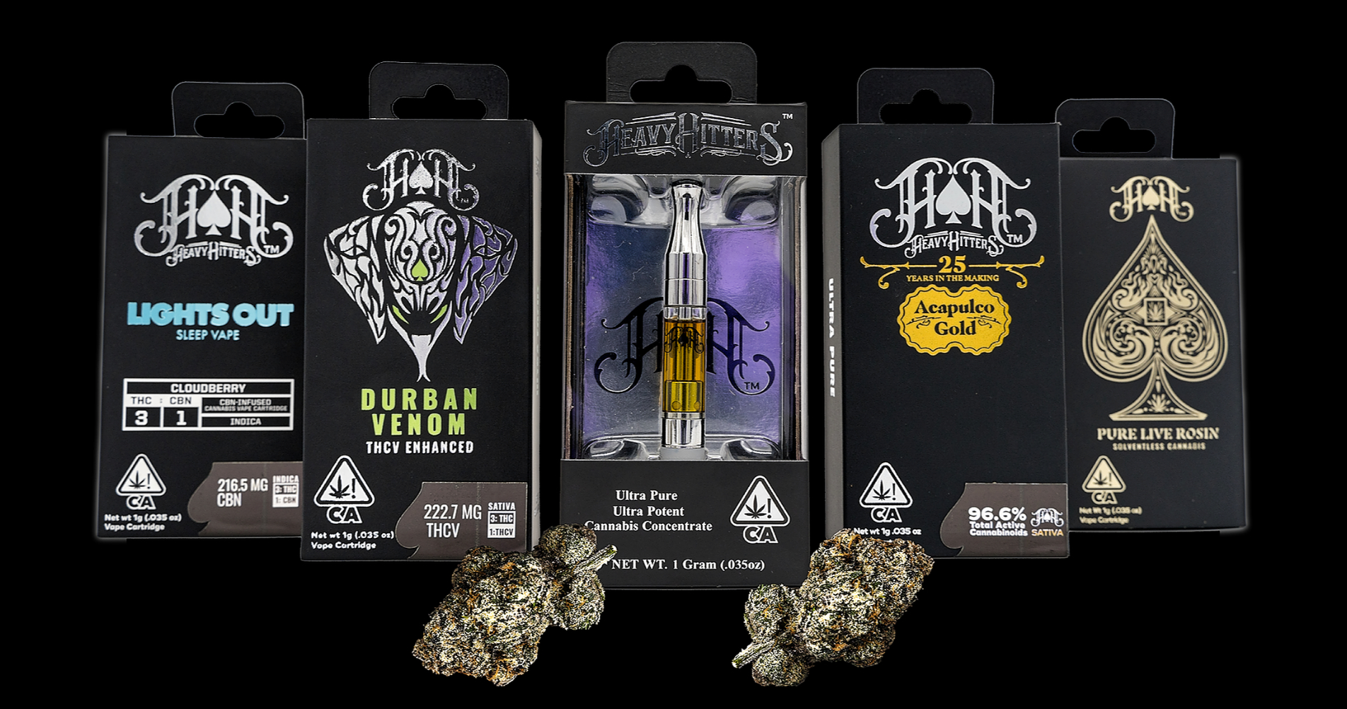 heavy hitters vapes weed brand in LA
