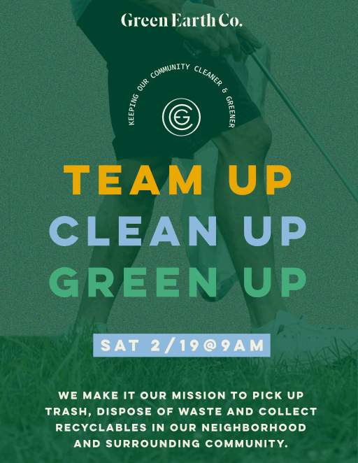 Team Up, Clean Up, Green Up!