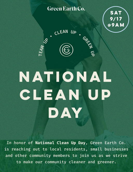 National Clean Up Day Green Earth Collective